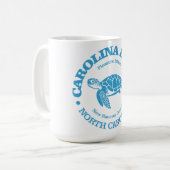 Mug Plage de Carolina (tortue de mer) (Devant gauche)
