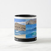 Mug Plage de Cerritos, Mexique - Café de designer (Centre)