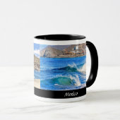 Mug Plage de Cerritos, Mexique - Café de designer (Devant droit)