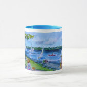 Mug plage de club d'université (Centre)