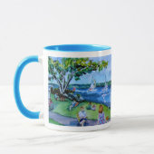 Mug plage de club d'université (Gauche)