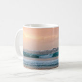 Mug Plage de coucher de soleil et océan  (Devant gauche)