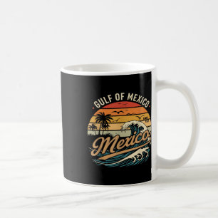 Mug Plage De Coucher De Soleil Retro 90s Gulf Of Usa A