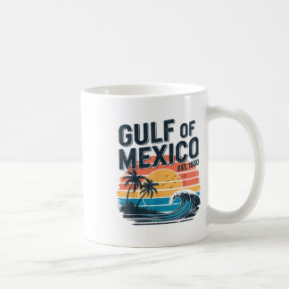Mug Plage De Coucher De Soleil Retro 90s Gulf Of Usa A
