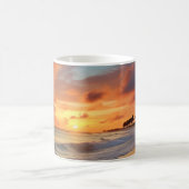 Mug Plage de coucher de soleil tropicale (Centre)