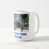 Mug Plage de Curaçao (Devant droit)