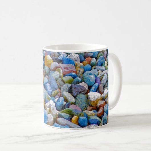 Mug Plage de galets Musique (Devant droit)