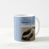 Mug Plage de la côte Pacifique de l'océan de sable de  (Devant droit)
