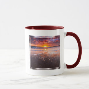Mug Plage de l'État de Ventura au coucher du soleil
