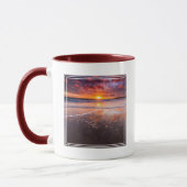Mug Plage de l'État de Ventura au coucher du soleil (Gauche)