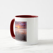 Mug Plage de l'État de Ventura au coucher du soleil (Devant gauche)