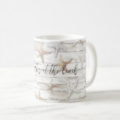 Mug Plage de l'océan tropical étoile de mer Mariage (Devant droit)