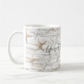 Mug Plage de l'océan tropical étoile de mer Mariage (Gauche)