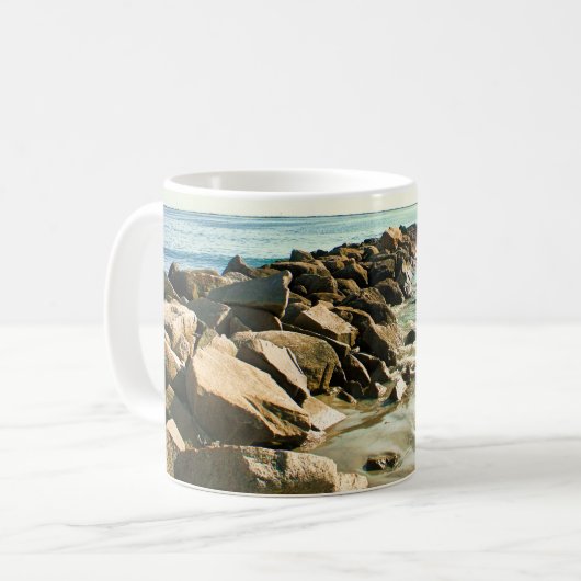 Mug Plage de Narragansett Rhode Island  (Devant gauche)