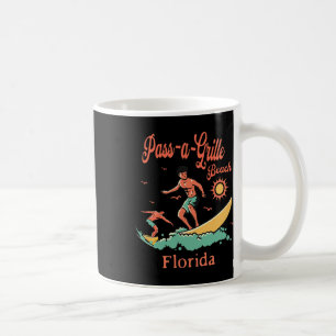 Mug Plage de P-a-grille Floride Surfeur Surfant Pêche