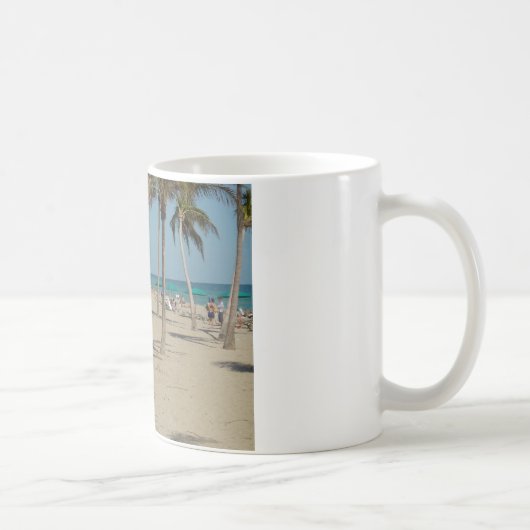 Mug Plage de pi Lauderdale (Droite)