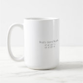 Mug Plage de Pratt's Island, grande bouillie de café (Gauche)