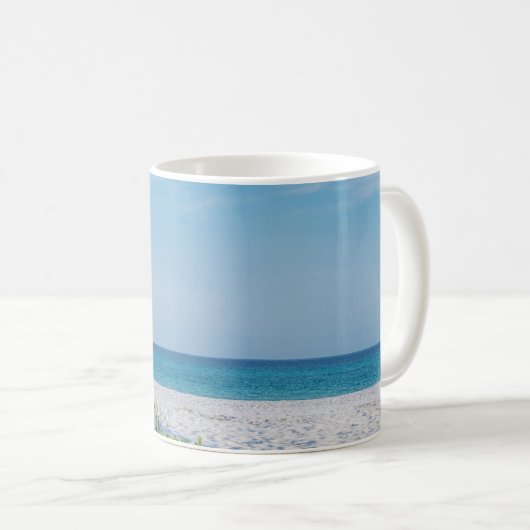 Mug Plage de sable blanc Plage de Floride (Devant droit)