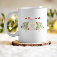 Plage de sable Dollar Noël côtier