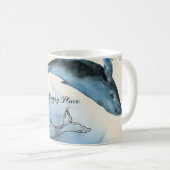 Mug Plage de sable tropical café océanique (Devant droit)