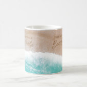 Mug Plage de sable tropicale océan soleil des vagues m (Centre)