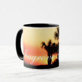 Mug Plage de Seagrove, la Floride - coucher du soleil (Devant gauche)