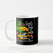 Mug Plage de St Augustine Floride Conception d'été (Gauche)