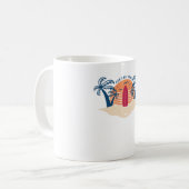 Mug Plage de surf (Devant gauche)