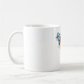 Mug Plage de surf (Gauche)