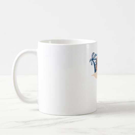 Mug Plage de surf (Gauche)