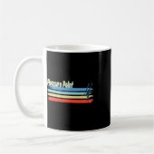 Mug Plage de surf de Pleasure Point, Guy de surf pour  (Gauche)