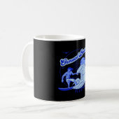 Mug Plage de surfeur Floride Ormond Beach Fl plages de (Devant gauche)