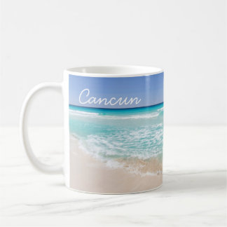 Mug Plage de vague de la mer tropicale de Cancun Mexiq