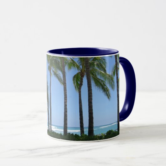 Mug Plage de Waikiki (Devant droit)