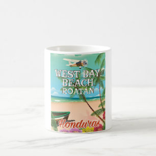 Mug Plage de West Bay, Roatán Honduras affiche de voya