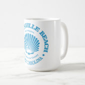 Mug Plage de Wrightsville (coquillage) (Devant droit)