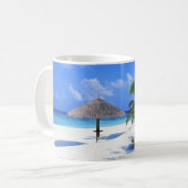 Mug Plage des Caraïbes (Devant gauche)