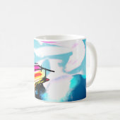 Mug Plage des flamants roses (Devant droit)