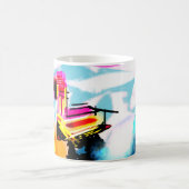 Mug Plage des flamants roses (Centre)
