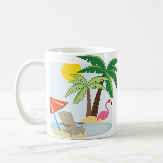 Mug Plage d'été (Gauche)
