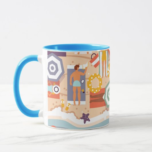 Mug Plage d'été (Gauche)