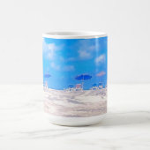Mug Plage d'été Bleu (Centre)