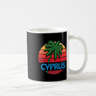 Mug Plage d'été chypriote Palmier Arbre Souvenir chypr