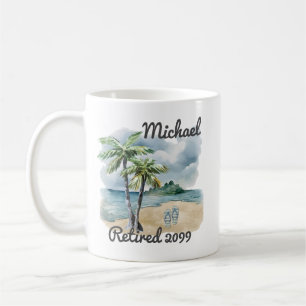 Mug Plage d'été - Tournée à thème Retraite
