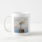 Mug Plage douée du héron | Fort Myers, la Floride (Gauche)