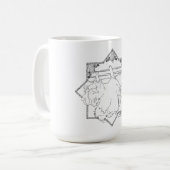 Mug Plage du chien Scottie (Devant gauche)