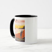 Mug Plage et cerfs-volants - Côte Washington (Devant gauche)
