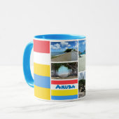 Mug Plage et désert Aruba (Devant gauche)