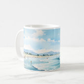 Mug Plage et vague de la mer (Devant gauche)