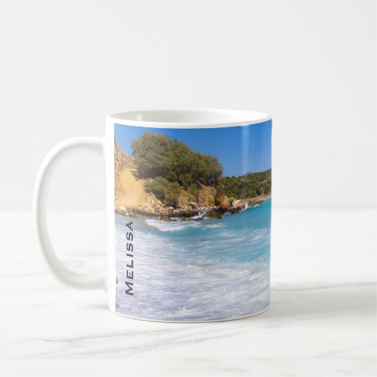 Mug Plage exotique Île tropicale Paradis (Gauche)